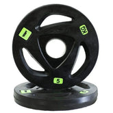 Premium Rubber Coated Weight Plates 2.5-20 KG | Commercial Gym Weights