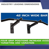 Heavy-Duty Wall-Mounted Pull-Up Bar
