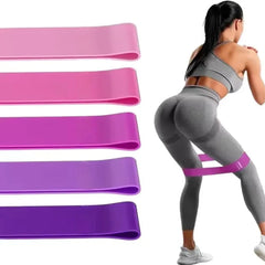 5-Pack Loop Resistance Bands, Premium Latex Exercise Bands for Full Body Strength Training | Unisex Fitness Bands