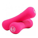 Liveup Bone-Shape Neoprene Dumbbells – 0.5kg Pair Pink