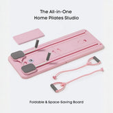 AuraFit Pilates Reformer Board | Foldable 8-in-1 Home Studio Machine | Core, Strength & Flexibility Training