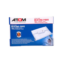 Atom Electric Heating Pad with Fleece Cover | Auto Switch-Off | Machine-Washable | Muscle Warmth & Tension Relief