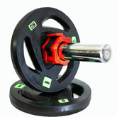 Premium Rubber Coated Weight Plates 2.5-20 KG | Commercial Gym Weights