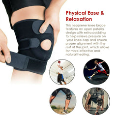 Open Patella Knee Wrap – Adjustable Fit for Comfortable Daily Movement