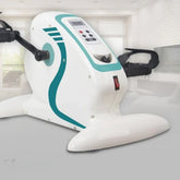 Motorized Electric Mini Exercise Bike/Pedal Exerciser - White