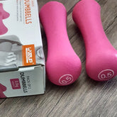 Liveup Bone-Shape Neoprene Dumbbells – 0.5kg Pair Pink