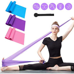 3-Pack Resistance Bands Set (Light, Medium, Heavy) | Thera/Yoga Bands for Full Body Workout, Strength Training & Physical Therapy – Men & Women