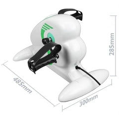 Motorized Electric Mini Exercise Bike/Pedal Exerciser - White