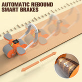 Abdominal Wheel Roller with Elbow Support - Automatic Rebound for Ultimate Core Strength