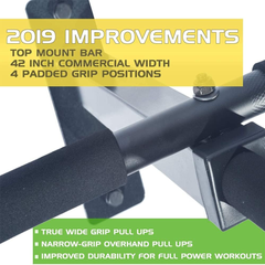 Heavy-Duty Wall-Mounted Pull-Up Bar