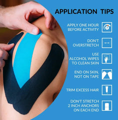 Kinesiology Support Tape – Flexible Adhesive for Muscle & Joint Comfort