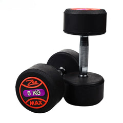 1-20KG Rubber Coated Dumbbells Set | Home Gym Weights