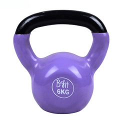 Vinyl Coated Cast Iron Kettlebells 2-20 KG | Home Gym Strength Training Weight Set | Full Body Workout Equipment