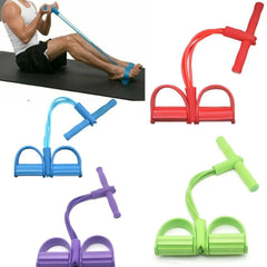 AuraFit Tummy Trimmer Pedal Resistance Band | Seated Full-Body Core & Cardio Trainer for Home Use