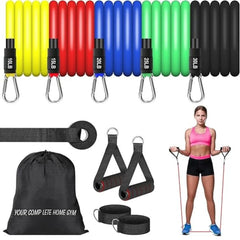 11 Pcs CrossFit Resistance Bands Set – Home Fitness Training
