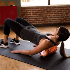 Professional Yoga Roller 12"/17" - Triple Grid Massage Tool for Athletes & Fitness Recovery