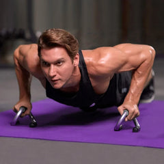 Push Up Stand Chrome With Comfortable Foam Grips