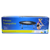 AuraFit 36-inch foldable fitness trampoline with reinforced waist drum springs.
