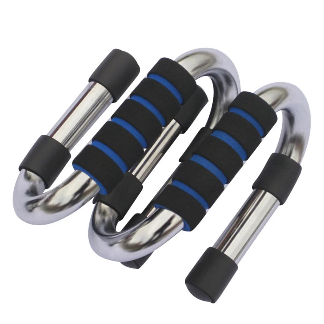 Push Up Stand Chrome With Comfortable Foam Grips
