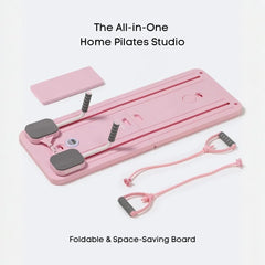 AuraFit Pilates Reformer Board | Foldable 8-in-1 Home Studio Machine | Core, Strength & Flexibility Training