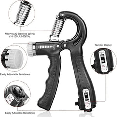 5-in-1 Hand Gripper Trainer | Boost Grip Strength | All-in-One Kit
