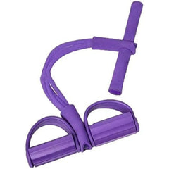 AuraFit Tummy Trimmer Pedal Resistance Band | Seated Full-Body Core & Cardio Trainer for Home Use