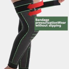 Compression Knee Sleeve with Straps (Pack of 2) – Pain Relief, Joint Support & Recovery Boost