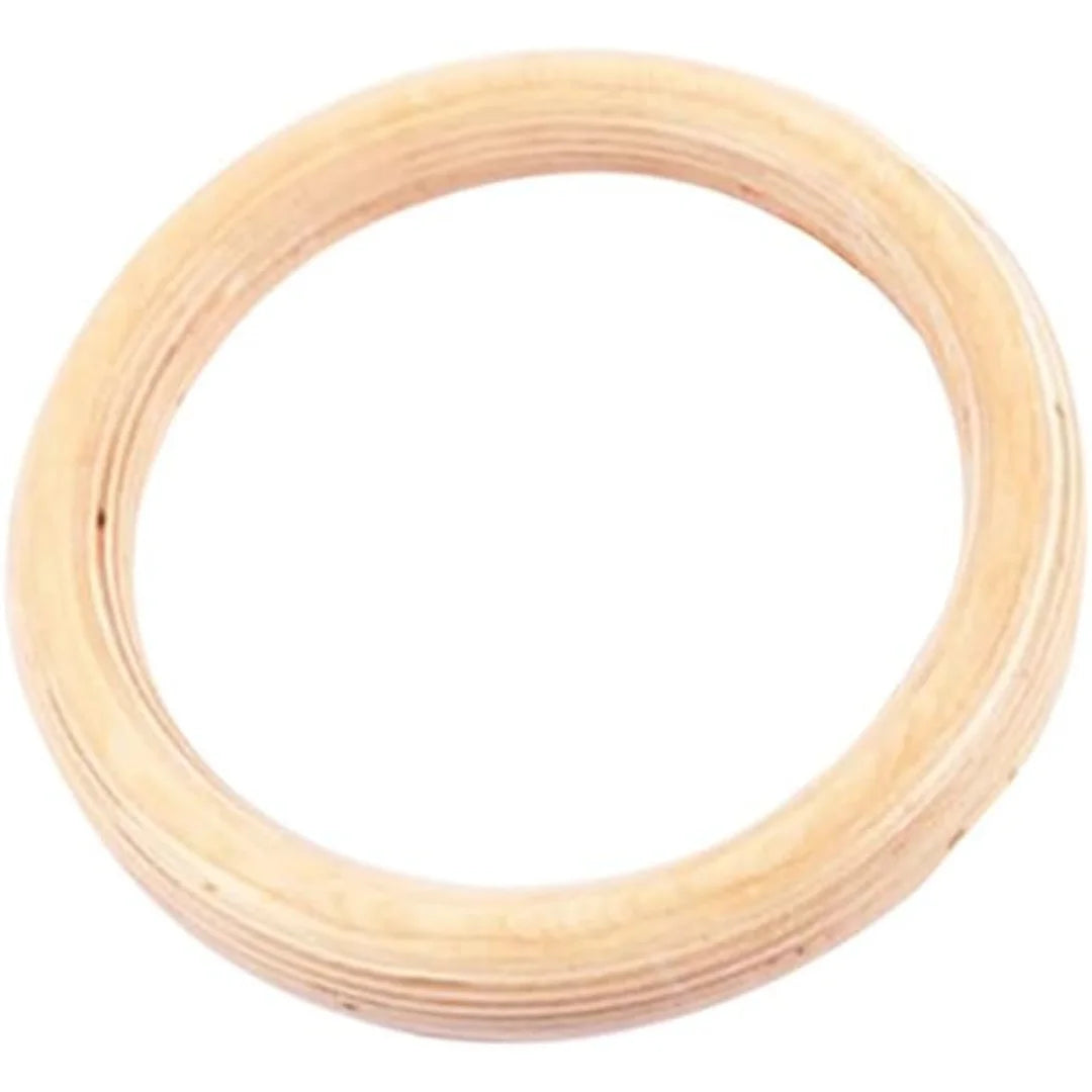 Double Circle Wood Gymnastic Rings – Premium Wooden Rings for CrossFit, Calisthenics, and Bodyweight Training