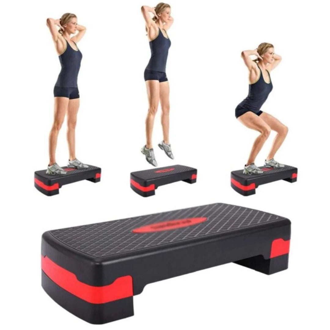 Liveup Medium Aerobic Stepper – Adjustable Fitness Step Platform (10–15cm Height)