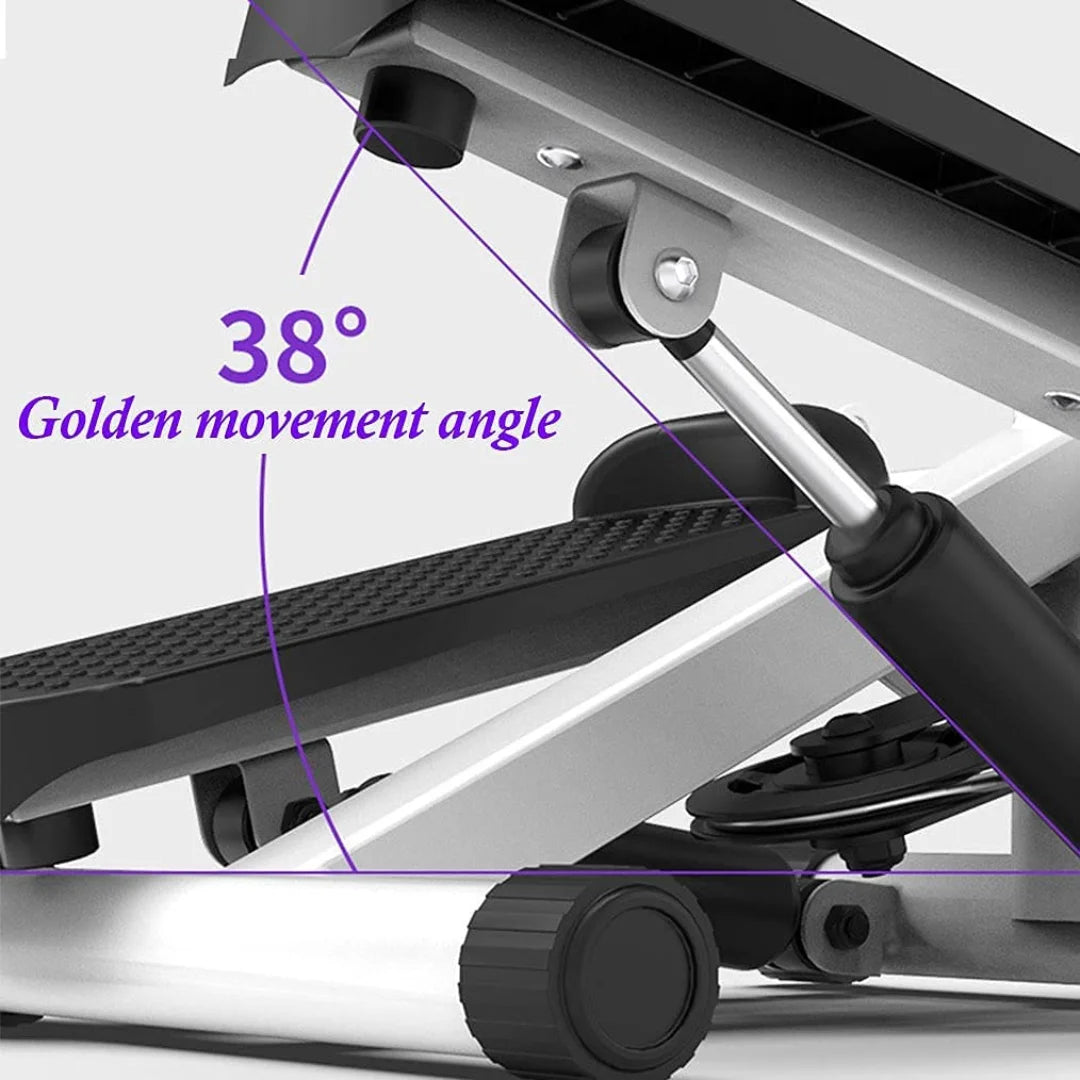 Mini Fitness Twist Stepper with Electronic Display – Compact Home Workout Machine