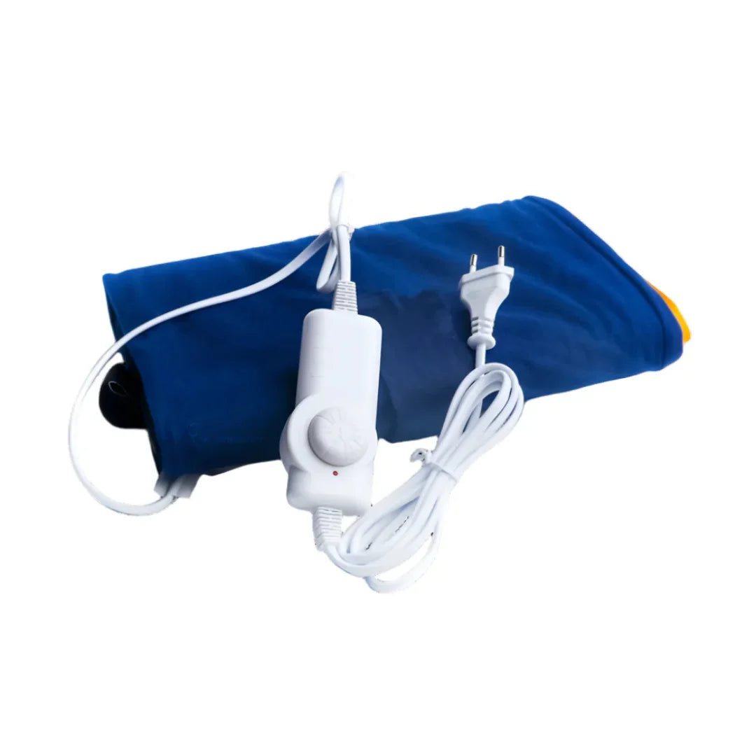 Atom Electric Heating Pad with Fleece Cover | Auto Switch-Off | Machine-Washable | Muscle Warmth & Tension Relief