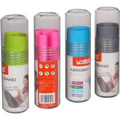 Liveup Aerobic Exercise Bands – Light, Medium & Heavy Resistance