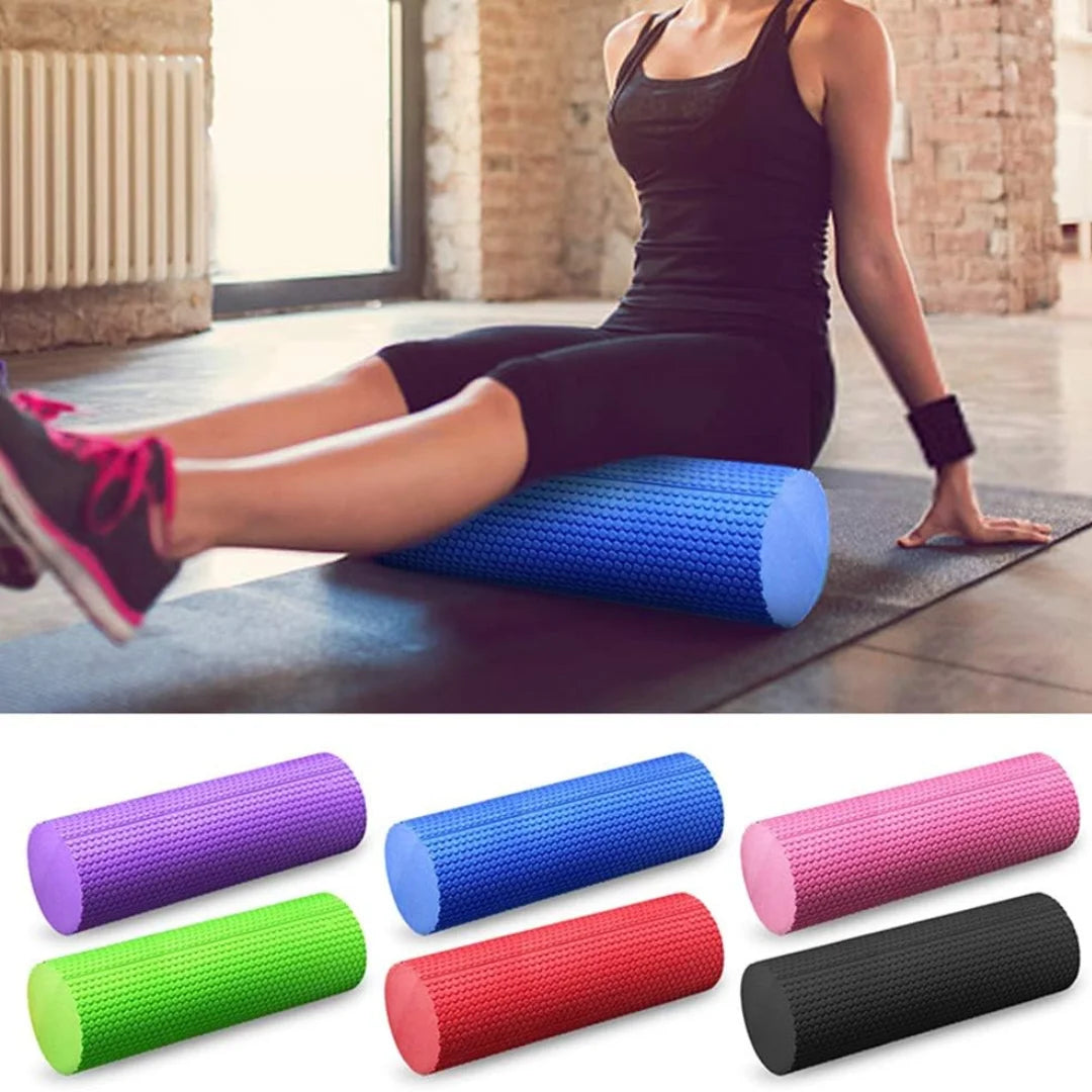 Textured Foam Roller for Muscle Repair and Exercise- Massager Roller – Ideal for Improved Circulation and Easing Muscle Tension