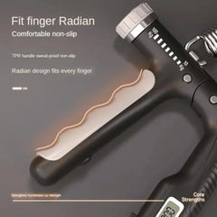 Adjustable Hand Gripper 10–100Kg | Auto Counter | A-Type Grip