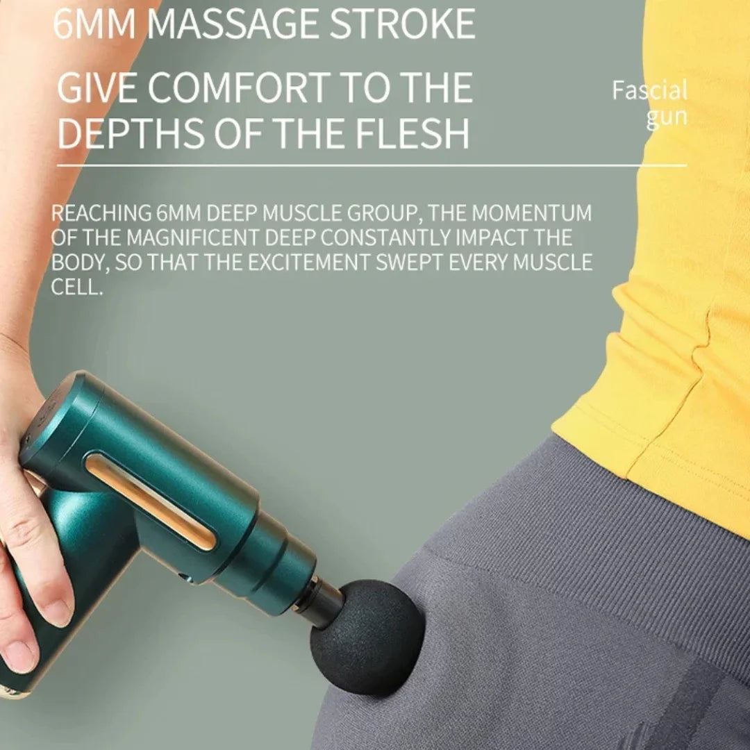 Mini Fascial 5 in 1 Massager Gun Professional Muscle Relax