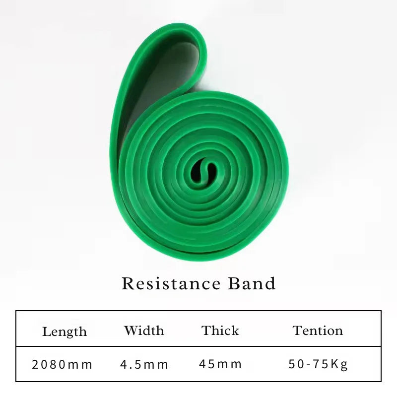 Heavy-Duty Resistance Bands for Pull-Ups & Full-Body Strength Training | Multiple Levels, Portable Latex Exercise Bands