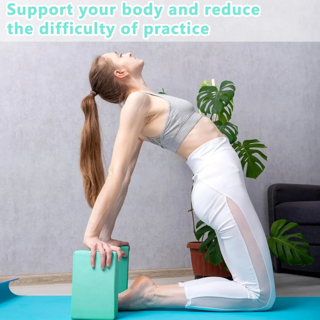 Yoga Brick | Durable Foam Yoga Block for Support & Balance