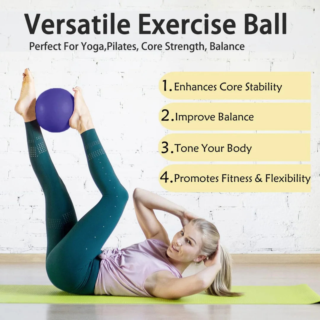 Liveup Mini Exercise Ball – Compact Fitness & Balance Ball