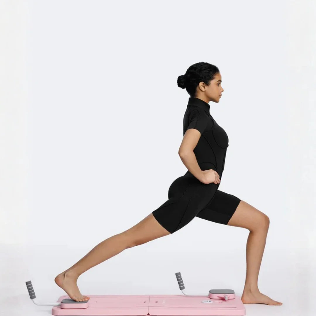 AuraFit Pilates Reformer Board | Foldable 8-in-1 Home Studio Machine | Core, Strength & Flexibility Training