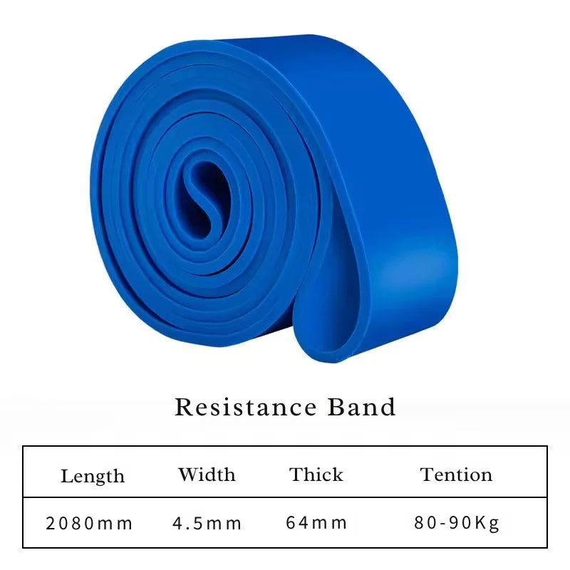 Heavy-Duty Resistance Bands for Pull-Ups & Full-Body Strength Training | Multiple Levels, Portable Latex Exercise Bands