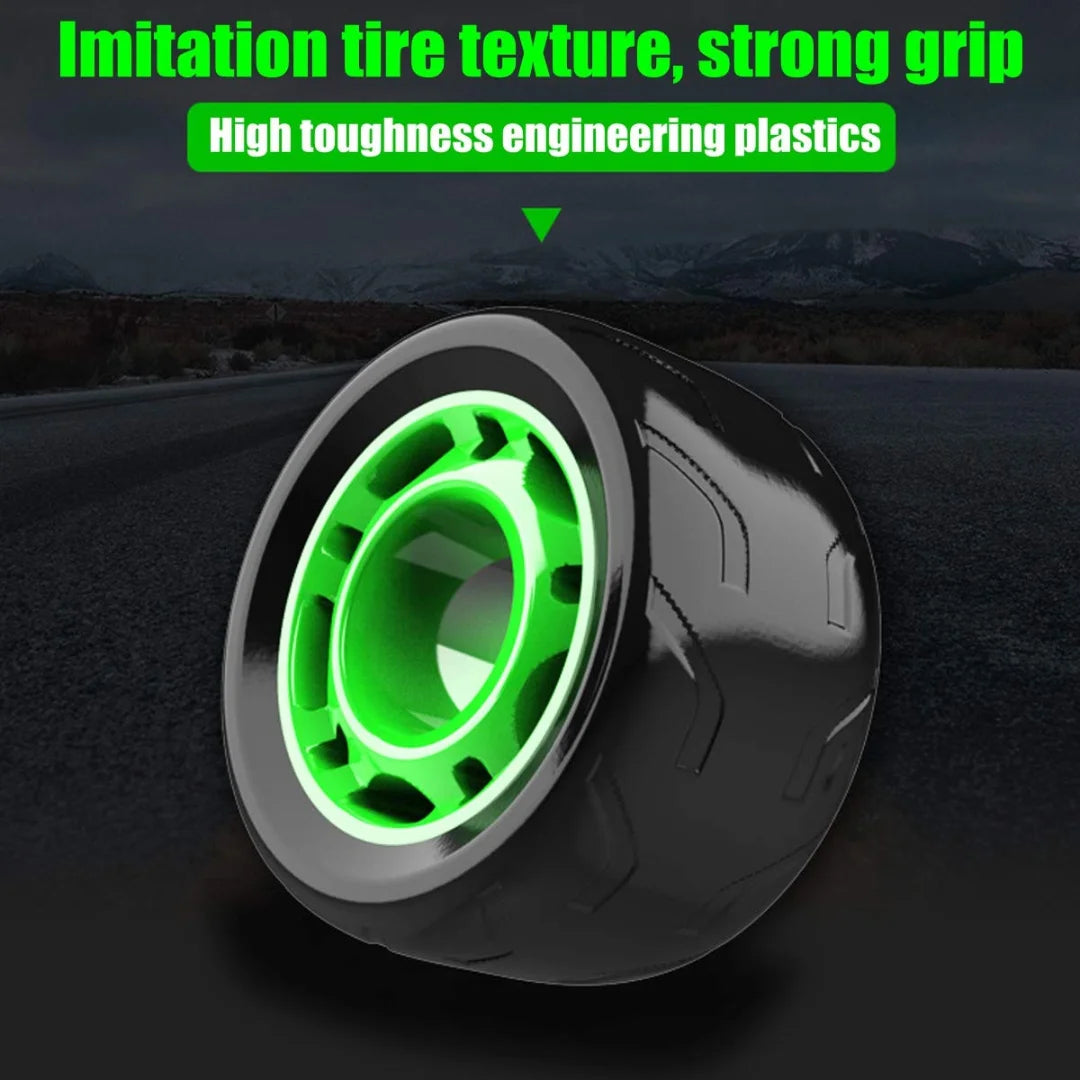 4-Wheel Pro Ab Roller – Ultimate Core Trainer for Men & Women | Enhanced Stability, Six-Pack Abs Exerciser | Includes Knee Mat