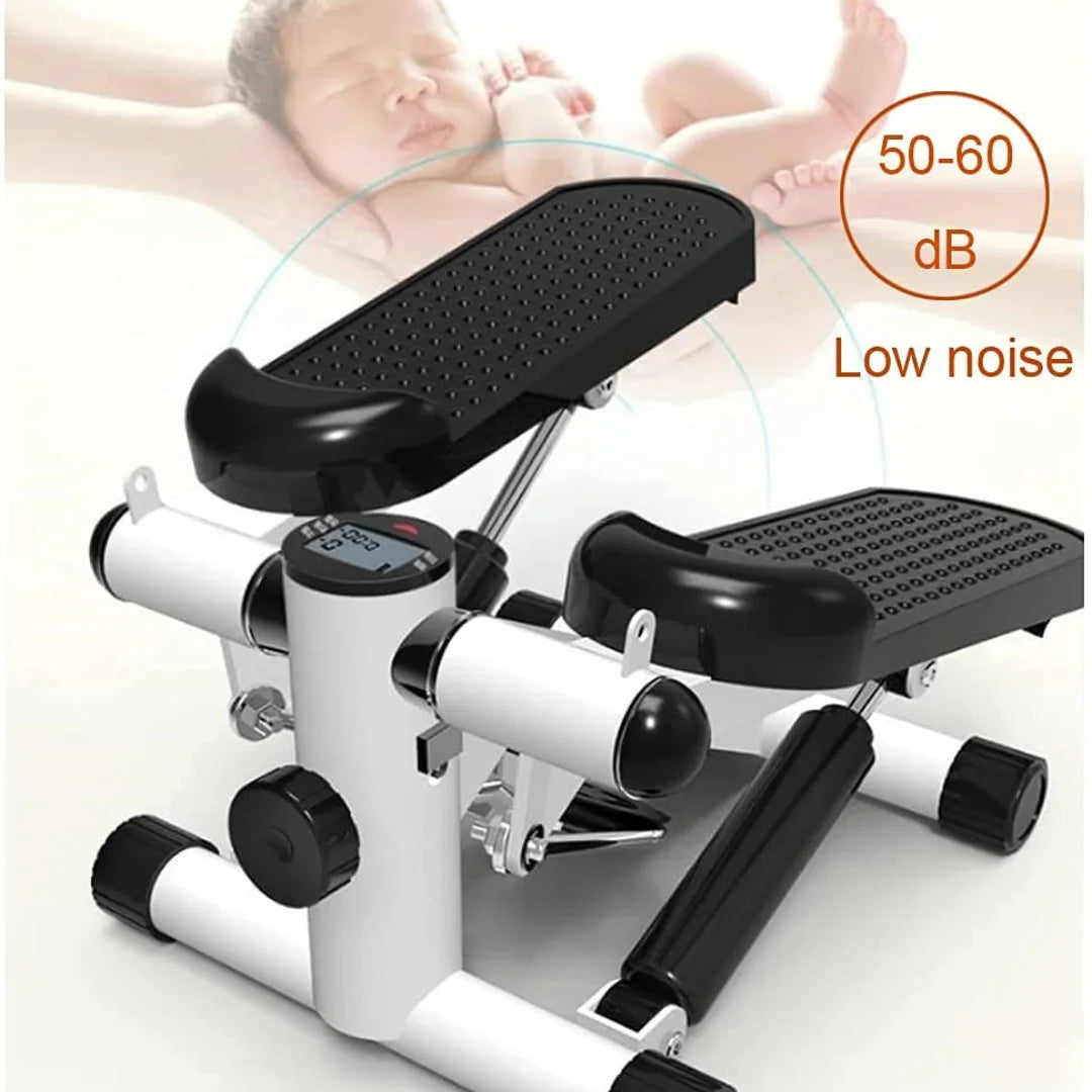 Mini Fitness Twist Stepper with Electronic Display – Compact Home Workout Machine