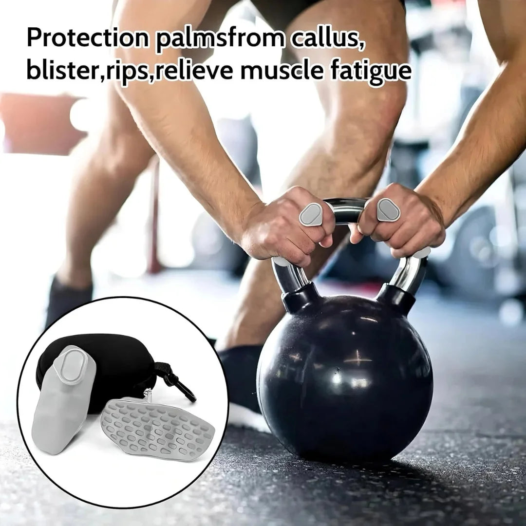 Premium Silicone Dumbbell Grips | Non-Slip Weightlifting Enhancer | Gym & CrossFit Hand Protection | One Size Fits Most