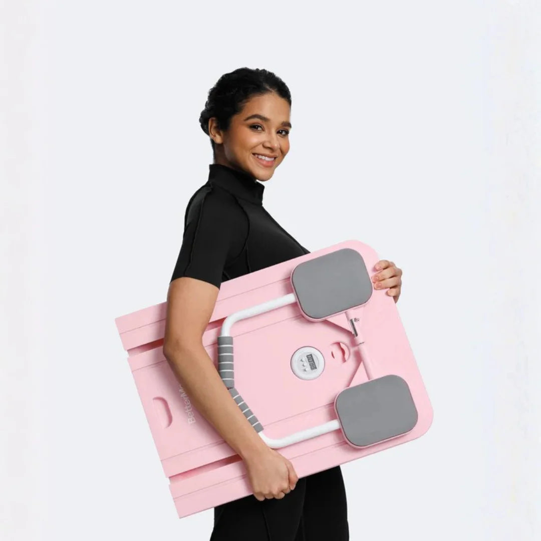 AuraFit Pilates Reformer Board | Foldable 8-in-1 Home Studio Machine | Core, Strength & Flexibility Training