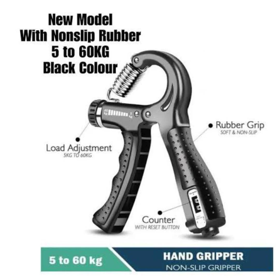 Adjustable Hand Grip Strengthener with Counter – 5-60kg Resistance