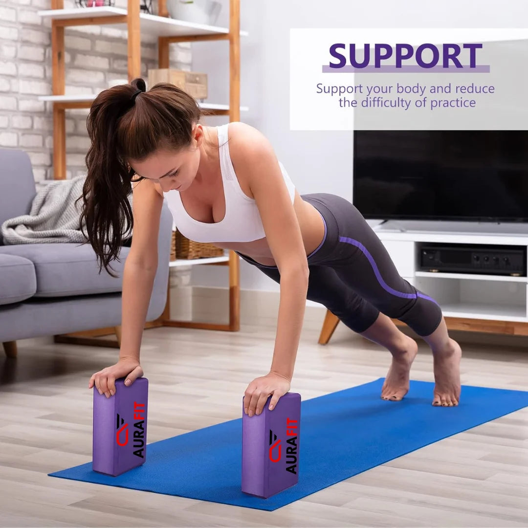 Yoga Brick | Durable Foam Yoga Block for Support & Balance