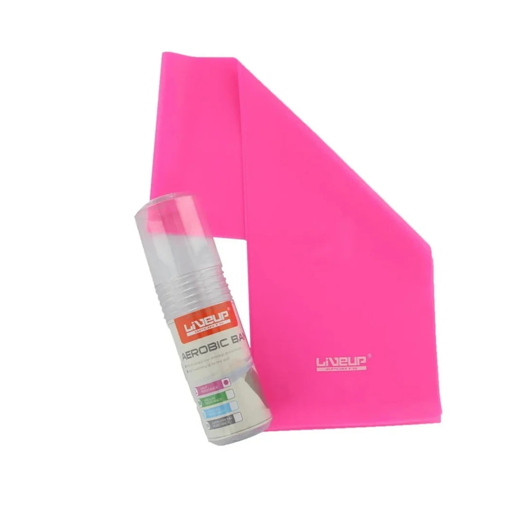 Liveup Aerobic Exercise Bands – Light, Medium & Heavy Resistance